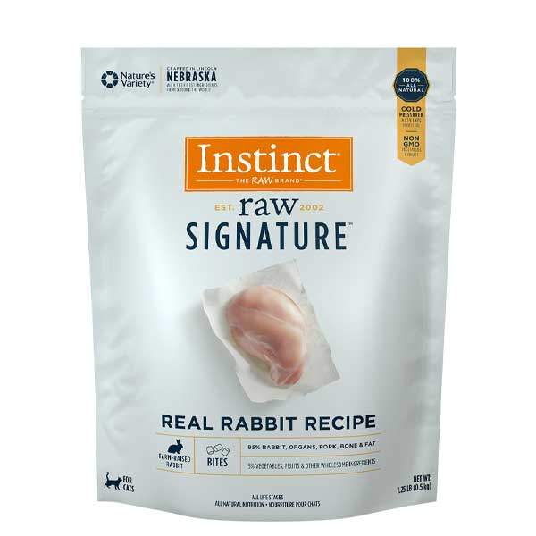 Nature's Variety Instinct Signature Rabbit Recipe Frozen Raw Cat Food