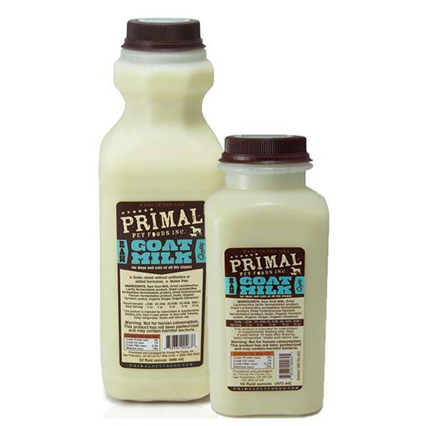Primal Raw Goat Milk for Dogs and Cats - OK Feed & Pet Supply