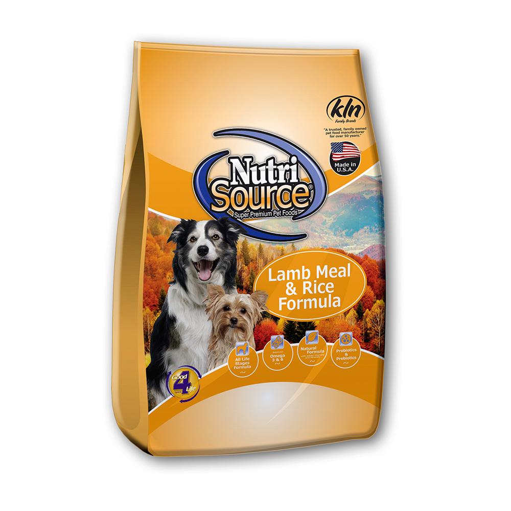 Nutrisource Lamb & Rice Dry Dog Food OK Feed & Pet Supply