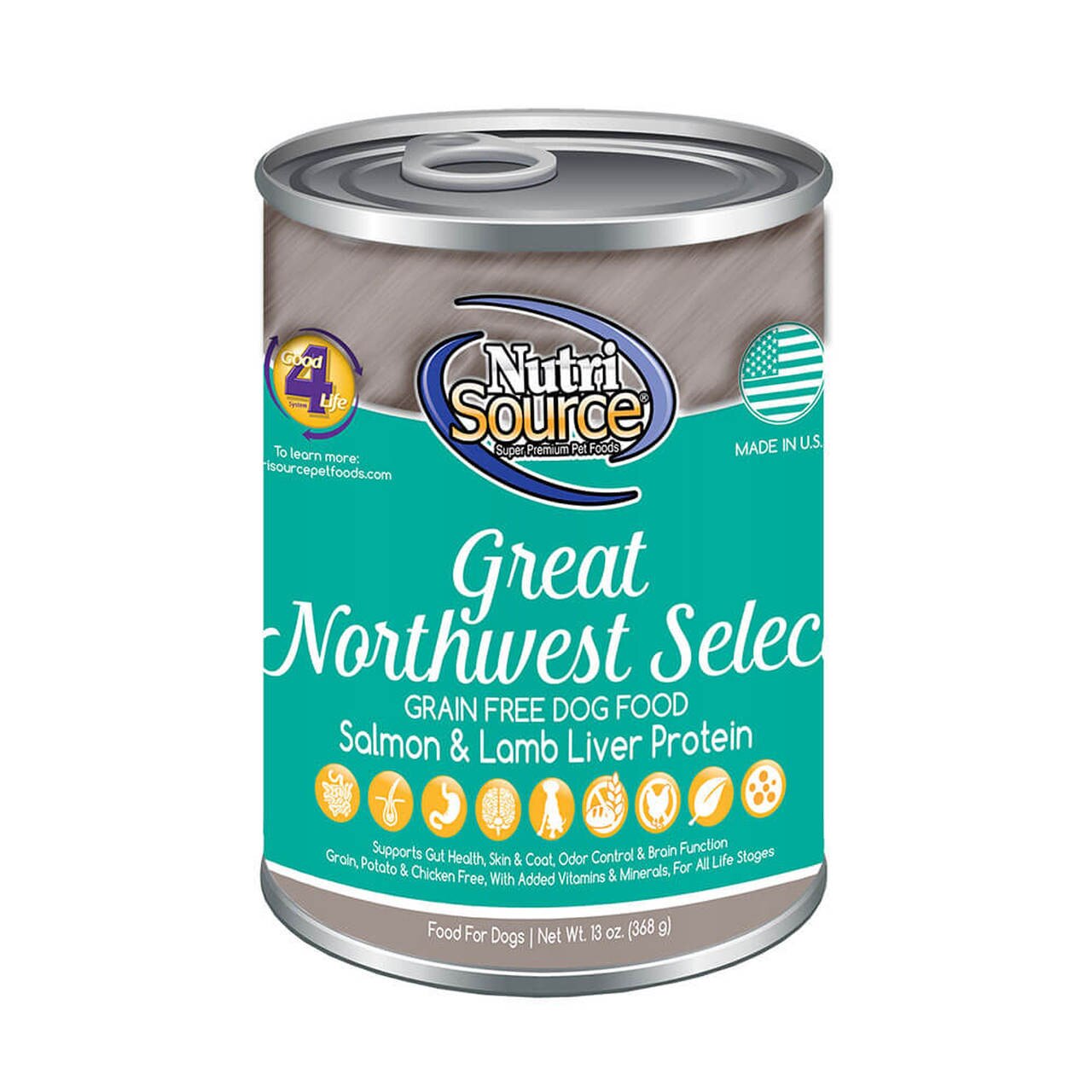 Nutrisource Great North West Select Grain-Free Wet Dog Food - OK Feed