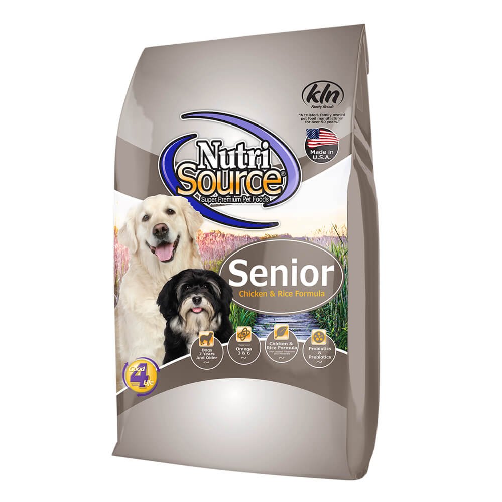 Nutrisource Senior Dry Dog Food - OK Feed & Pet Supply
