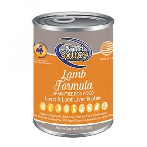 Nutrisource Lamb Grain Free Wet Dog Food