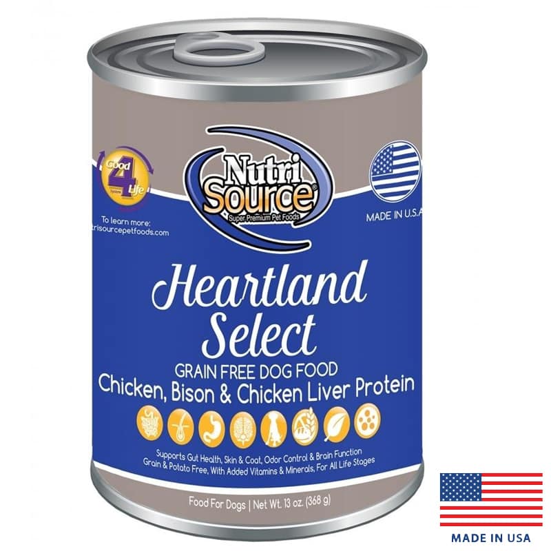 Nutrisource Heartland Select Grain-Free Wet Dog Food - OK Feed & Pet Supply