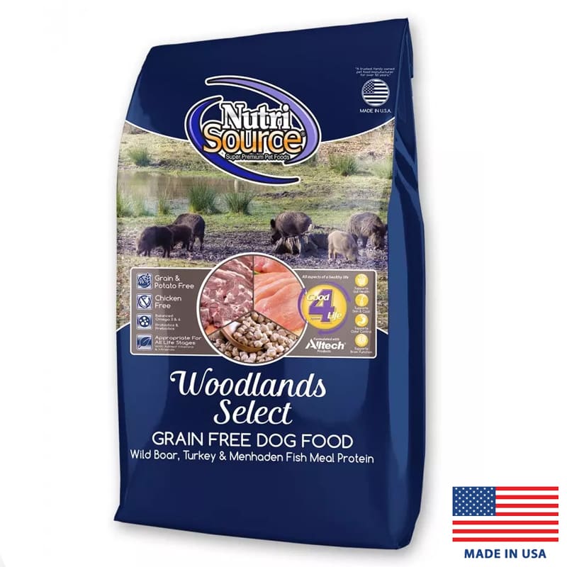 Nutrisource Small Bites Woodlands Select Grain Free Dry Dog Food - OK