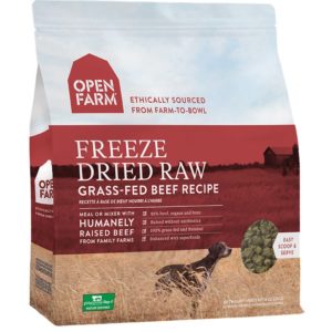 Open Farm Grass Fed Beef Freeze Dried Raw Dog Food