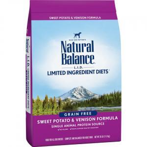 Natural Balance LID Sweet Potato & Venison Formula Grain Free Dry Dog Food