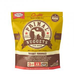 Primal Rabbit Formula Frozen Raw Dog Food