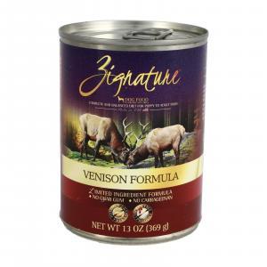 Zignature Venison Formula Wet Dog Food