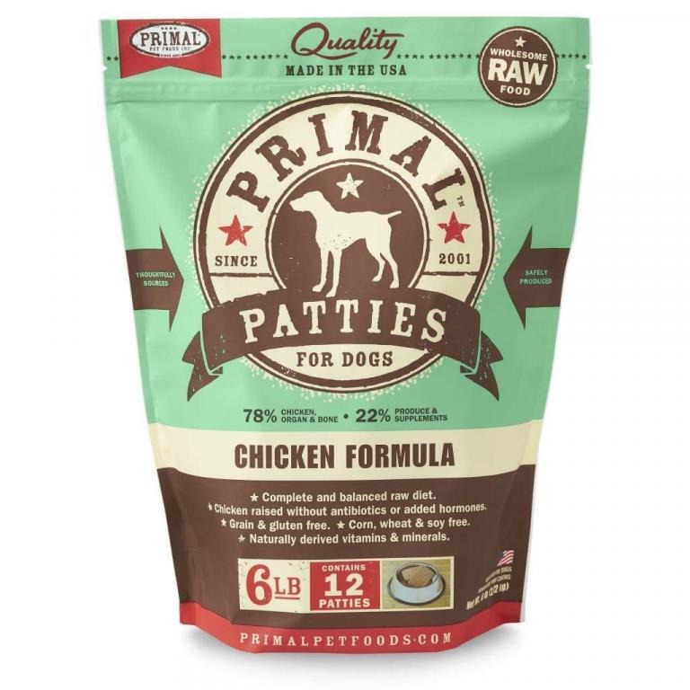Primal Chicken Formula Frozen Raw Dog Food OK Feed & Pet