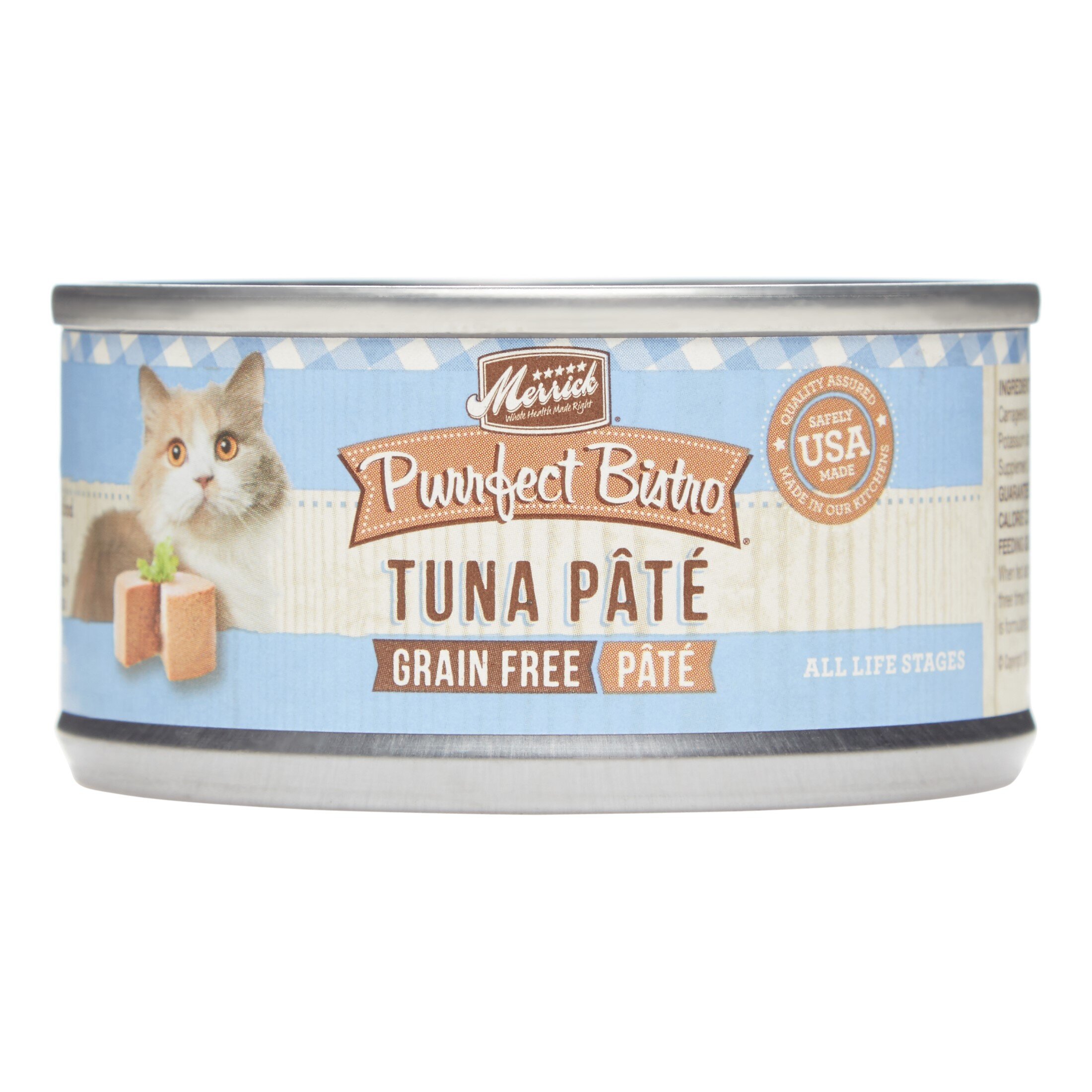 Merrick Purrfect Bistro Tuna Pâté Grain Free Wet Cat Food OK Feed