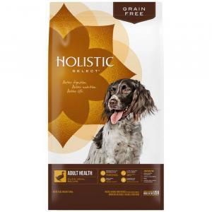 Holistic Select Adult Health Duck Meal Recipe Grain Free Dry Dog Food