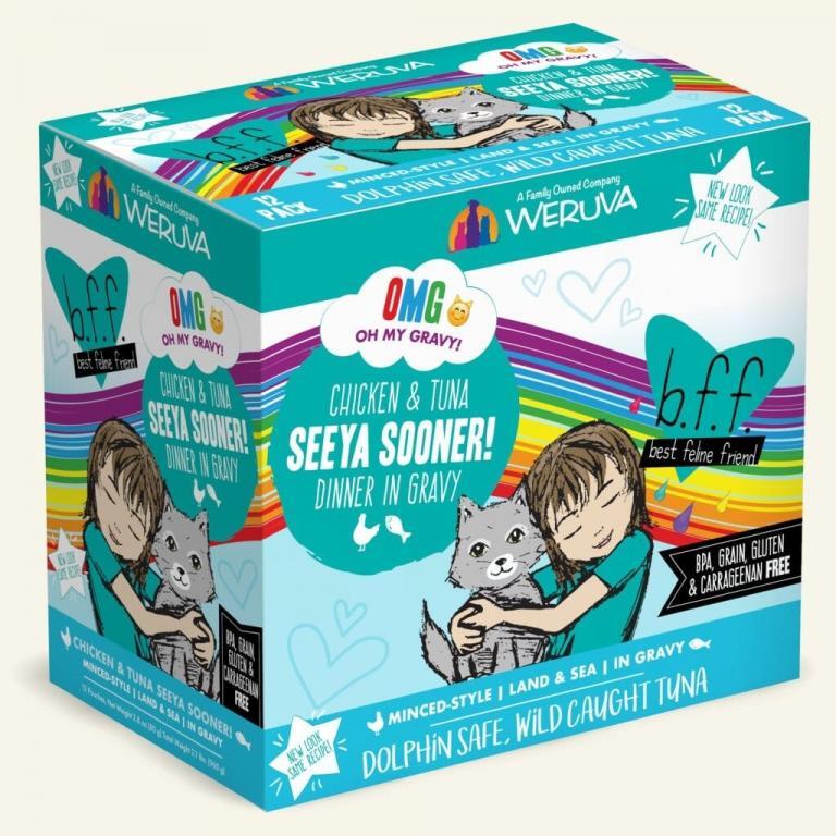 BFF OMG Flavors Wet Cat Food in Pouch OK Feed & Pet Supply